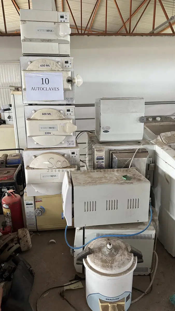 LOTE 019 - SUCATA DE BENS MÉDICO-HOSPITALARES, ODONTOLÓGICOS E OUTROS