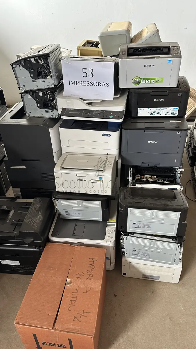 LOTE 020 - SUCATA DE INFORMÁTICA, ELETROELETRÔNICOS E OUTROS