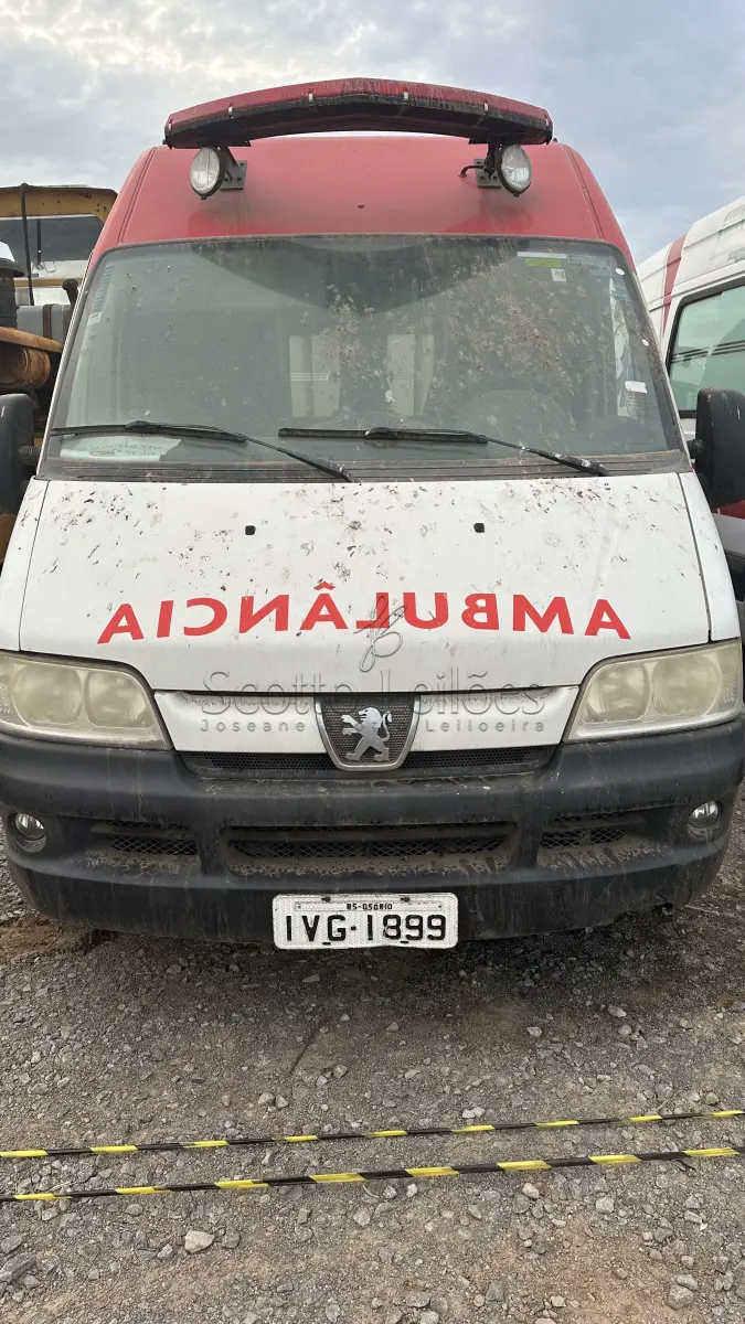 LOTE 004 - PEUGEOT BOXER, ROTAN, AMBULÂNCIA