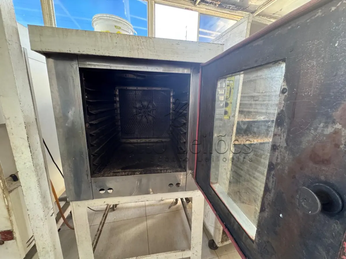 LOTE 000 - UM FORNO GÁS GLP, NÚMERO DE SÉRIE: N/C, FABRICANTE: MCS MÁQUINAS, MODELO N/C, data de Fabricação/Reforna:2005.