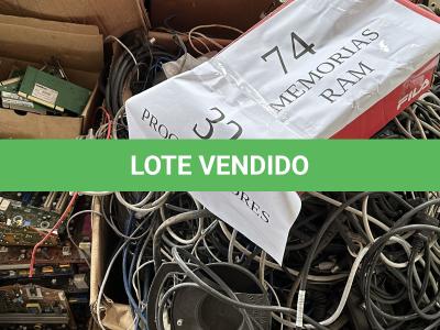 LOTE 020 - SUCATA DE INFORMÁTICA, ELETROELETRÔNICOS E OUTROS