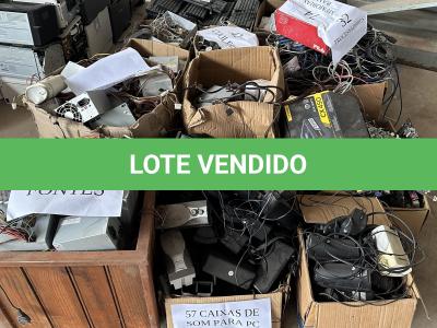 LOTE 020 - SUCATA DE INFORMÁTICA, ELETROELETRÔNICOS E OUTROS