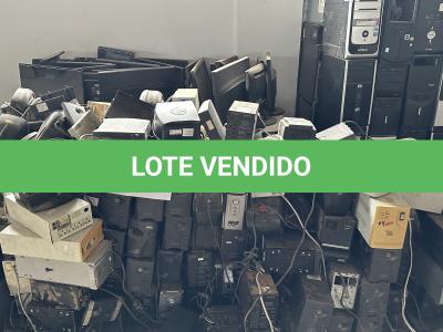 LOTE 020 - SUCATA DE INFORMÁTICA, ELETROELETRÔNICOS E OUTROS