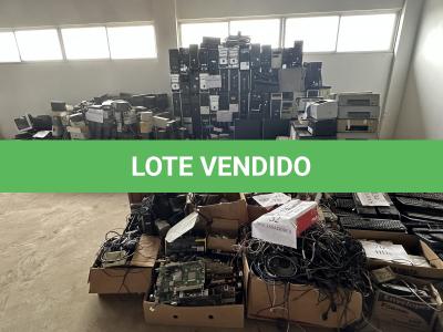 LOTE 020 - SUCATA DE INFORMÁTICA, ELETROELETRÔNICOS E OUTROS