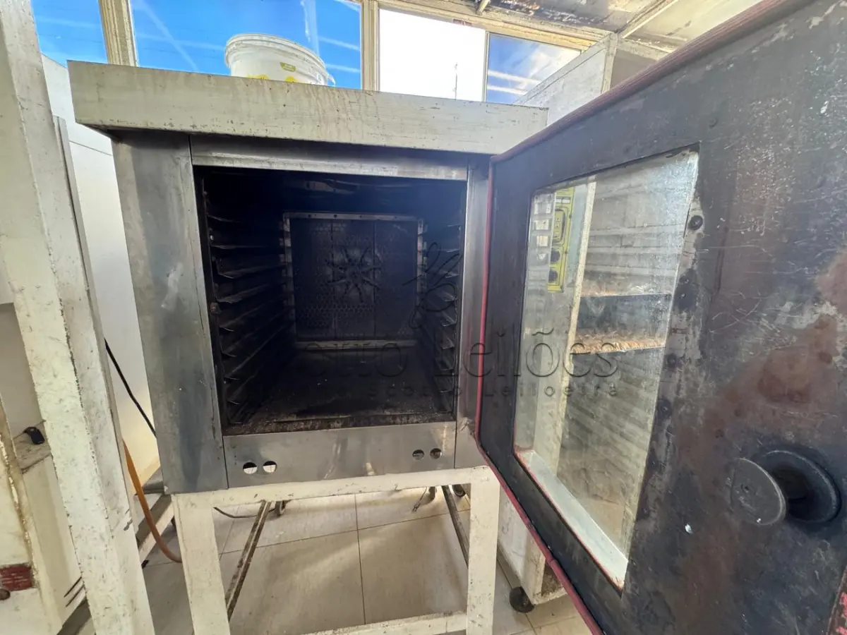 LOTE 000 - UM FORNO GÁS GLP, NÚMERO DE SÉRIE: N/C, FABRICANTE: MCS MÁQUINAS, MODELO N/C, data de Fabricação/Reforna:2005.