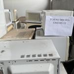 LOTE 025 - SUCATA DE FORNO MICROONDAS 